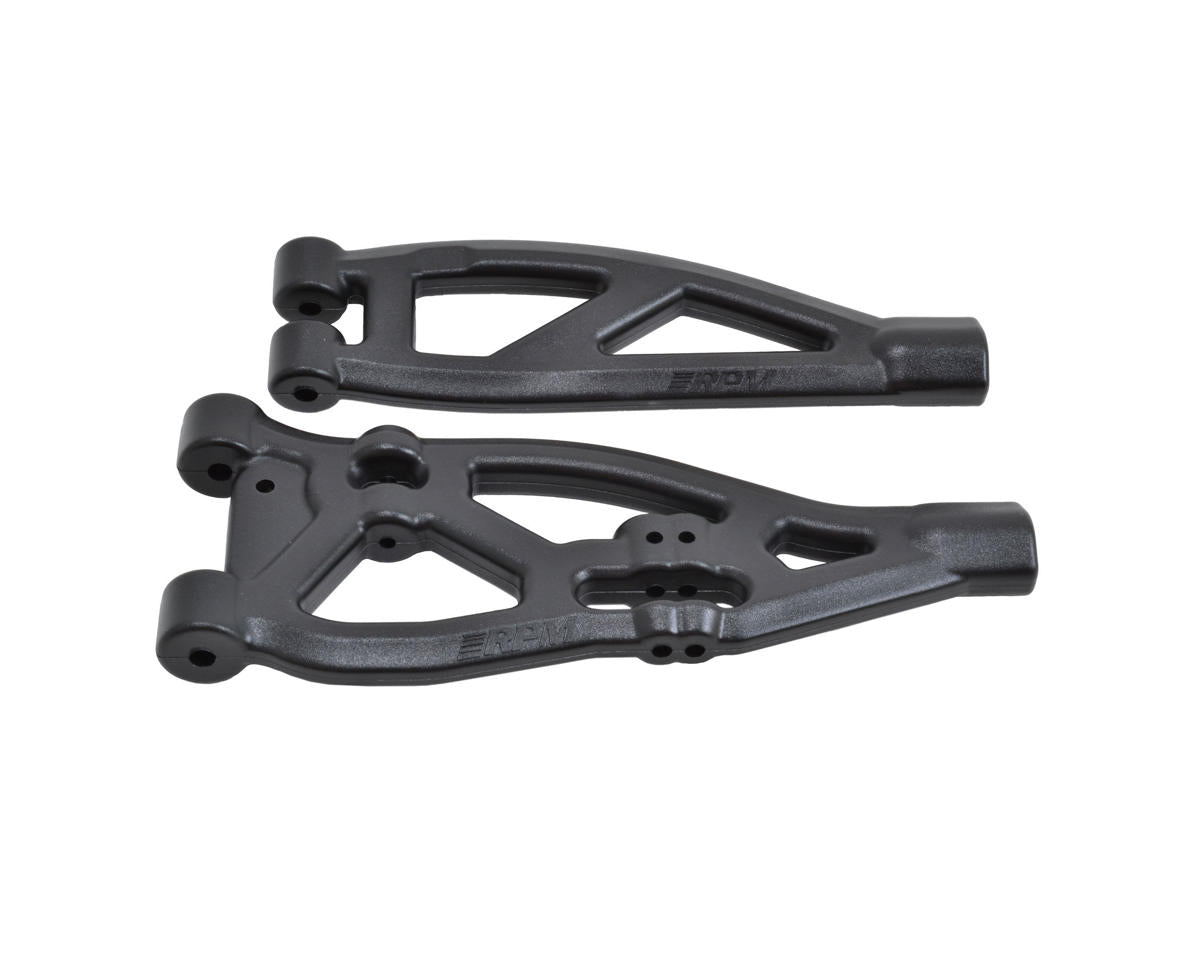Black Front Upper and Lower Suspension Arms for Kraton 6S/Outcast 6S (2) (RPM81482)