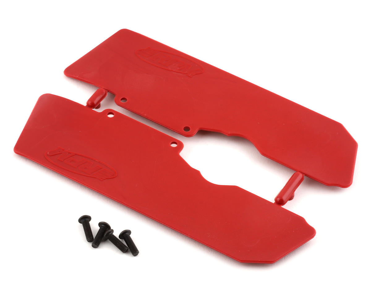 Red A-Arm Mud Guards for Kraton 6S/Outcast 6S (2) (RPM81539)