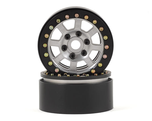 Aluminum Assassin 1.9" Gray Beadlock Wheels for 1/10 Rock Crawler (2) (SSD00010)