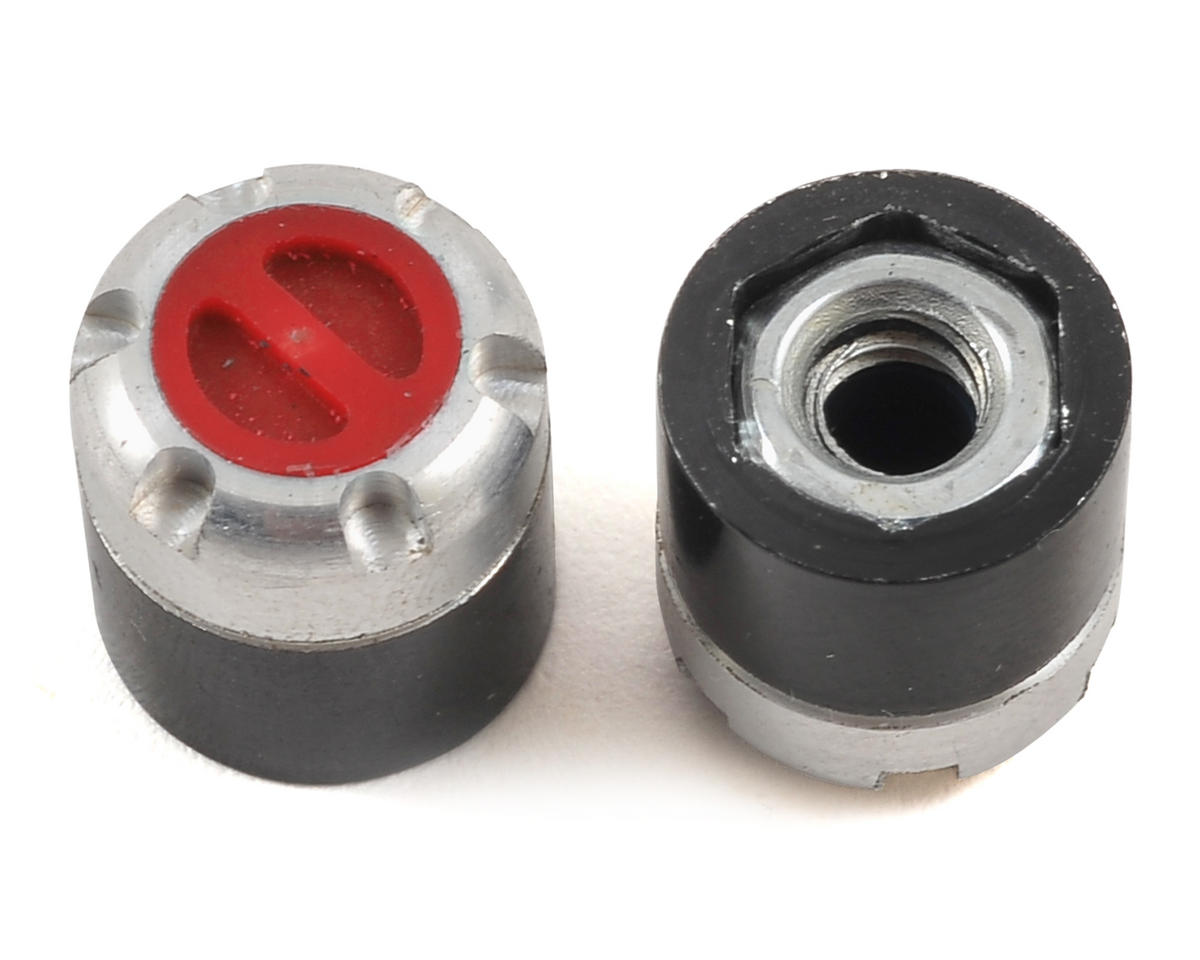 Aluminum Scale Locking Hubs Red for 1/10 Rock Crawler (2) (SSD00011)