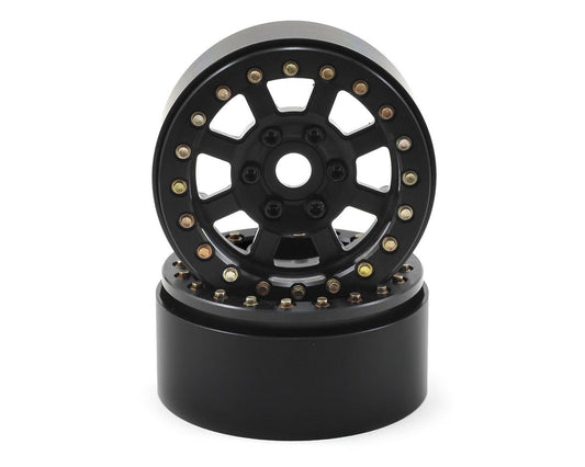 Aluminum Assassin 1.9" Black Beadlock Wheels for 1/10 Rock Crawler (SSD00038)