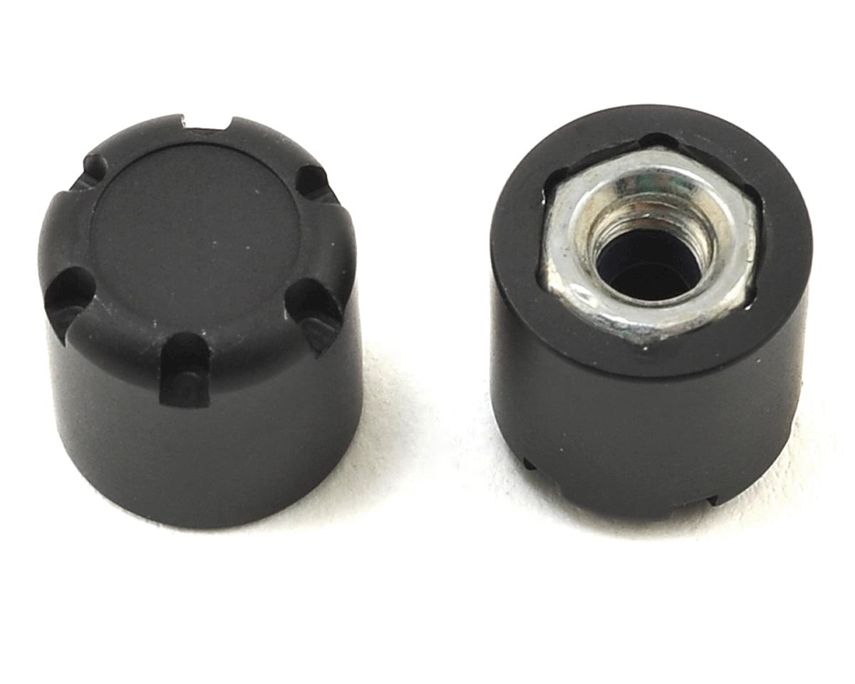 Aluminum Scale Rear Hubs Black for 1/10 Rock Crawler (2) (SSD00178)