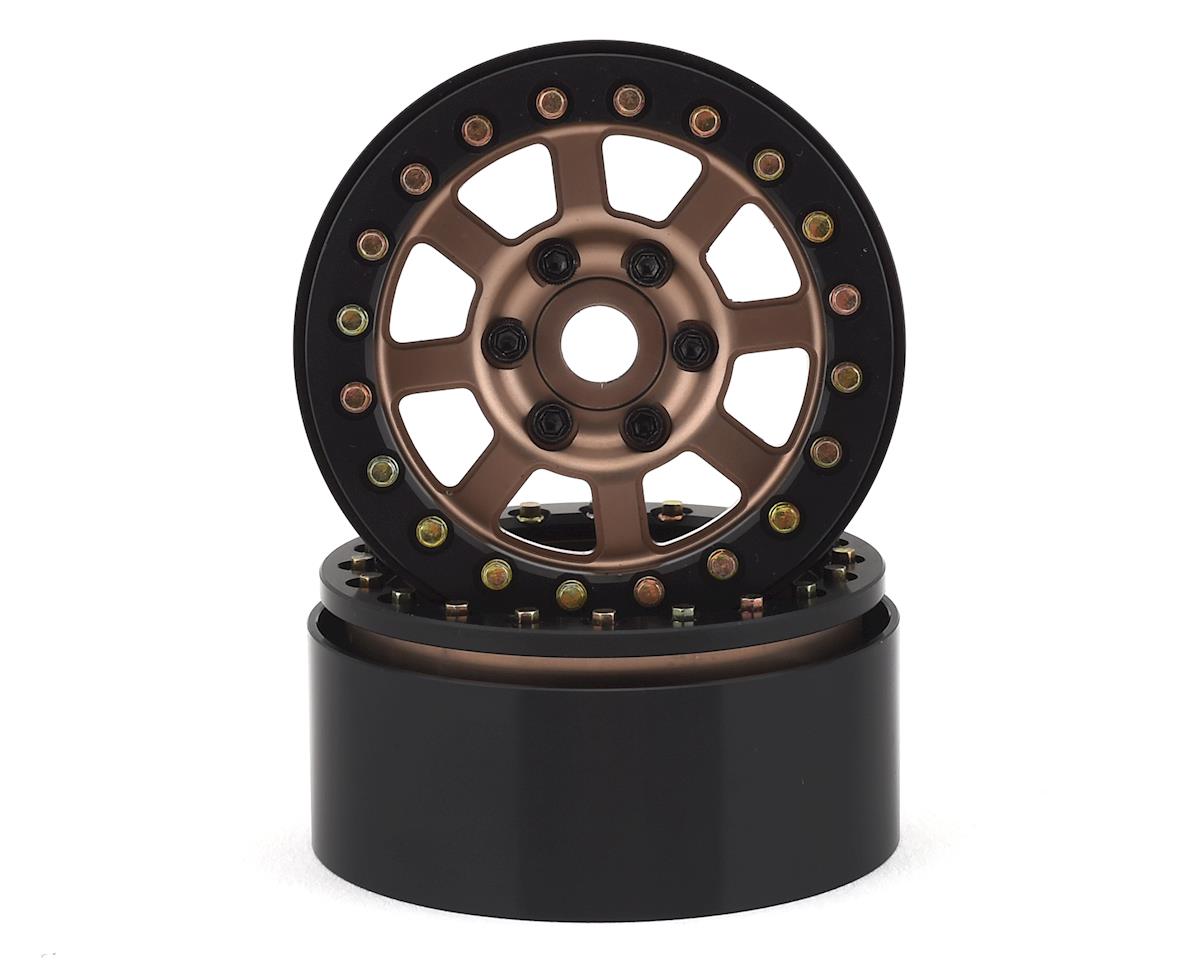 Aluminum Assassin 1.9" Bronze Beadlock Wheels for 1/10 Rock Crawler (2) (SSD00180)