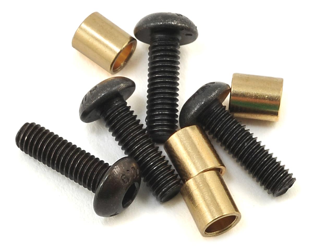 Brass AR44 Knuckle Bushing Set with Hardware for SCX10 II (4) (SSD00182)