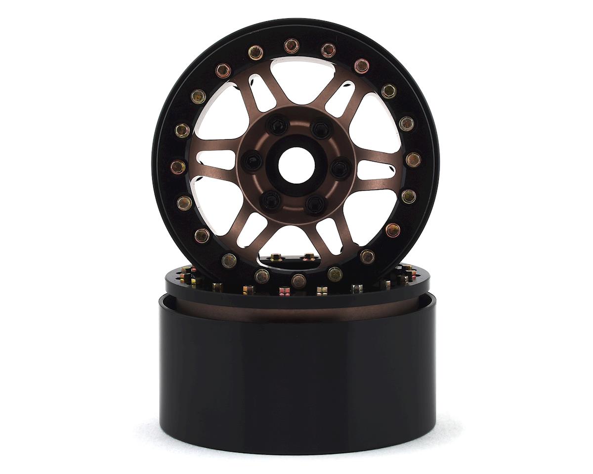 Aluminum Prospect 1.9" Bronze Beadlock Wheels for 1/10 Rock Crawler (2) (SSD00383)
