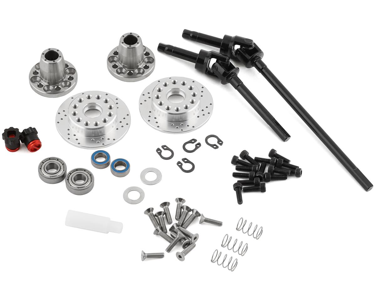 Straight Axle Manual Locking Hub Kit for SCX10 III (SSD00541)