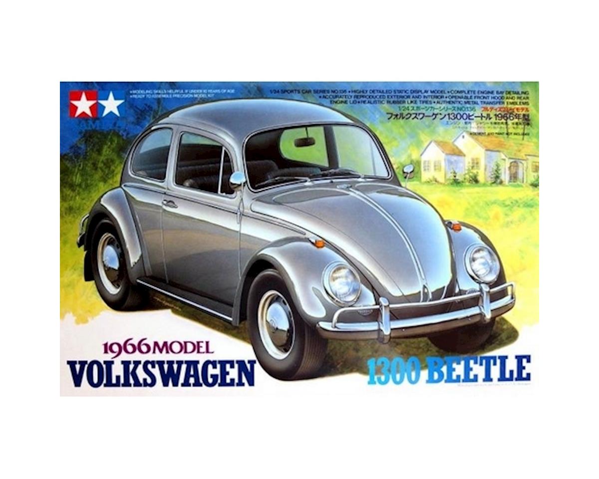 1/24 1966 Volkswagen Beetle Plastic Model Kit (TAM24136)