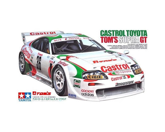 1/24 Castrol Toyota Toms Supra GT Plastic Model Kit (TAM24163)