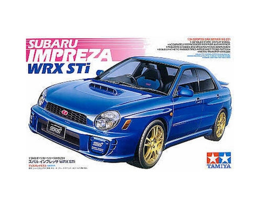 1/24 Subaru Impreza STi Plastic Model Kit (TAM24231)