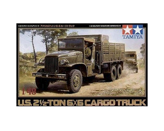 1/48 US 2.5 Ton 6x6 Cargo Truck Plastic Model Kit (TAM32548)