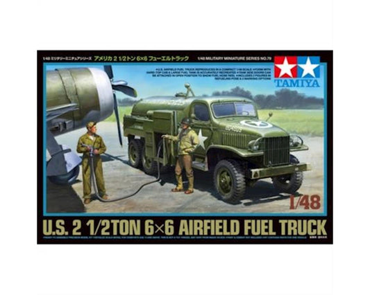 1/48 US Airfield 2-1/2-Ton Fuel Truck Plastic Model Kit (TAM32579)