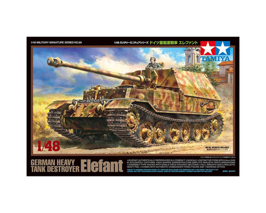 1/48 German Heavy Tank Destroyer Elefant Plastic Model Kit (TAM32589)