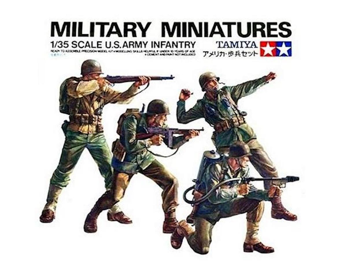 1/35 US Army Infantry Figures (4) Plastic Model Kit (TAM35013)