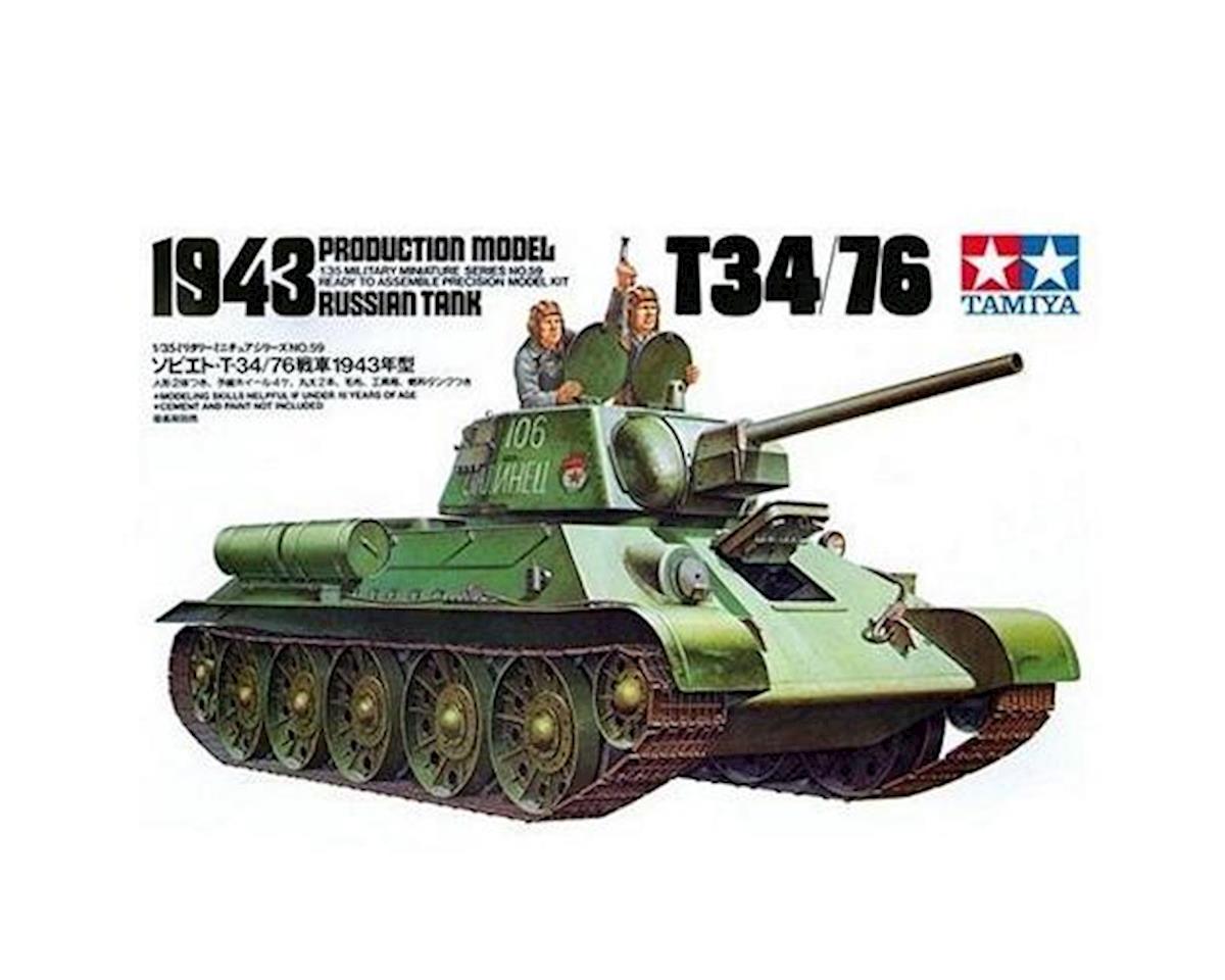 1/35 Russian 734/76 '43 Tank Plastic Model Kit (TAM35059)