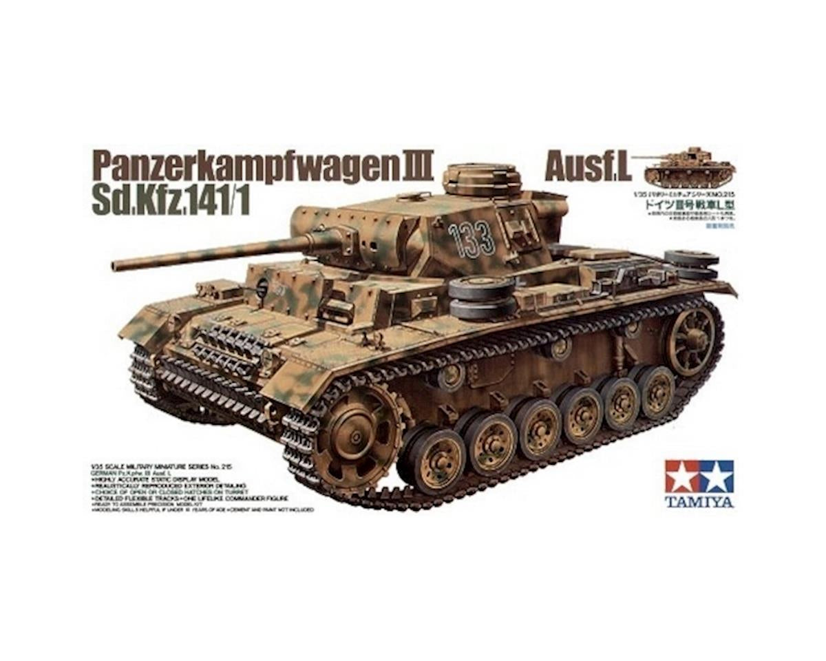 1/35 German Pz. Kpfw III Ausf. Tank Plastic Model Kit (TAM35215)