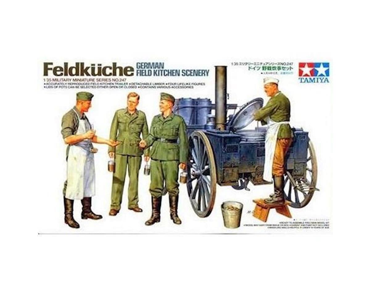 1/35 German Field Kitchen Scene Plastic Model Kit (TAM35247)