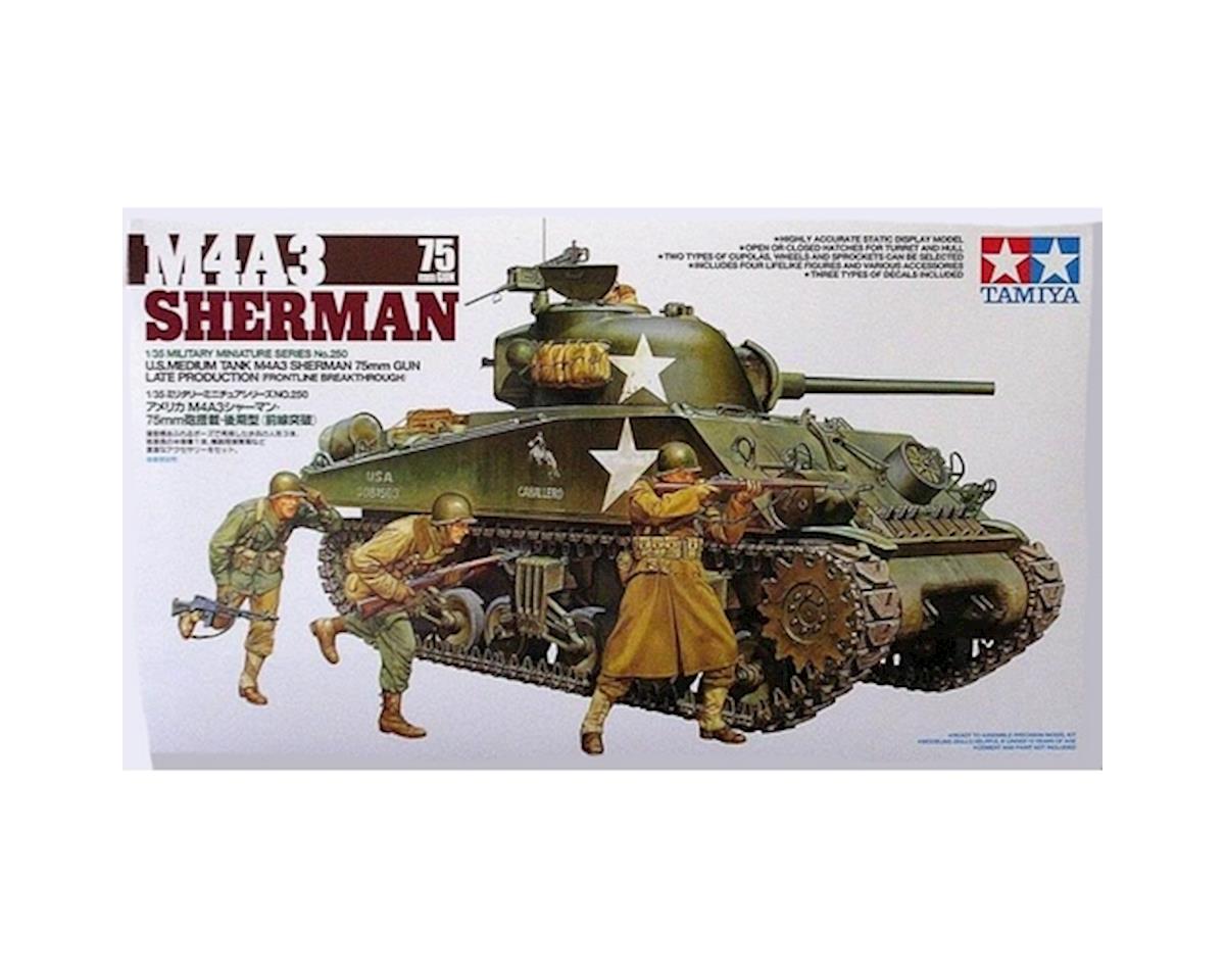 1/35 M4A3 Sherman 75mm Plastic Model Kit (TAM35250)