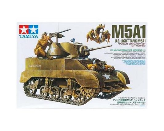 1/35 US Light Tank M5A1 "Pursuit Operation" Plastic Model Kit (TAM35313)