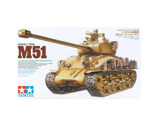 1/35 Israeli Tank M51 Plastic Model Kit (TAM35323)