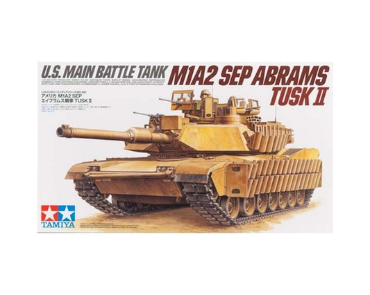 1/35 US Main BattleTank M1A2 SEP Abrams TUSK II Plastic Model Kit (TAM35326)