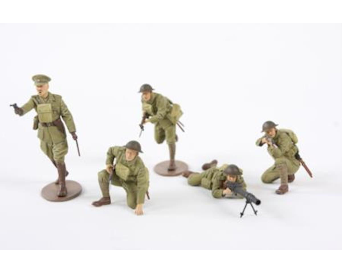 1/35 WWI British Infantry Figures (5) Plastic Model Kit (TAM35339)