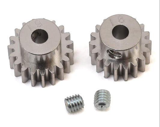 AV Pinion Gear Set 1/8" Bore 0.6Mod 18T/19T (2) (TAM50355)