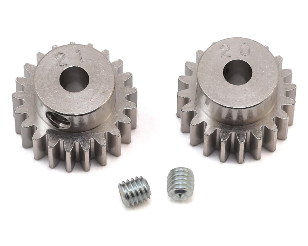 AV Pinion Gear Set 1/8" Bore 0.6Mod 20T/21T (2) (TAM50356)