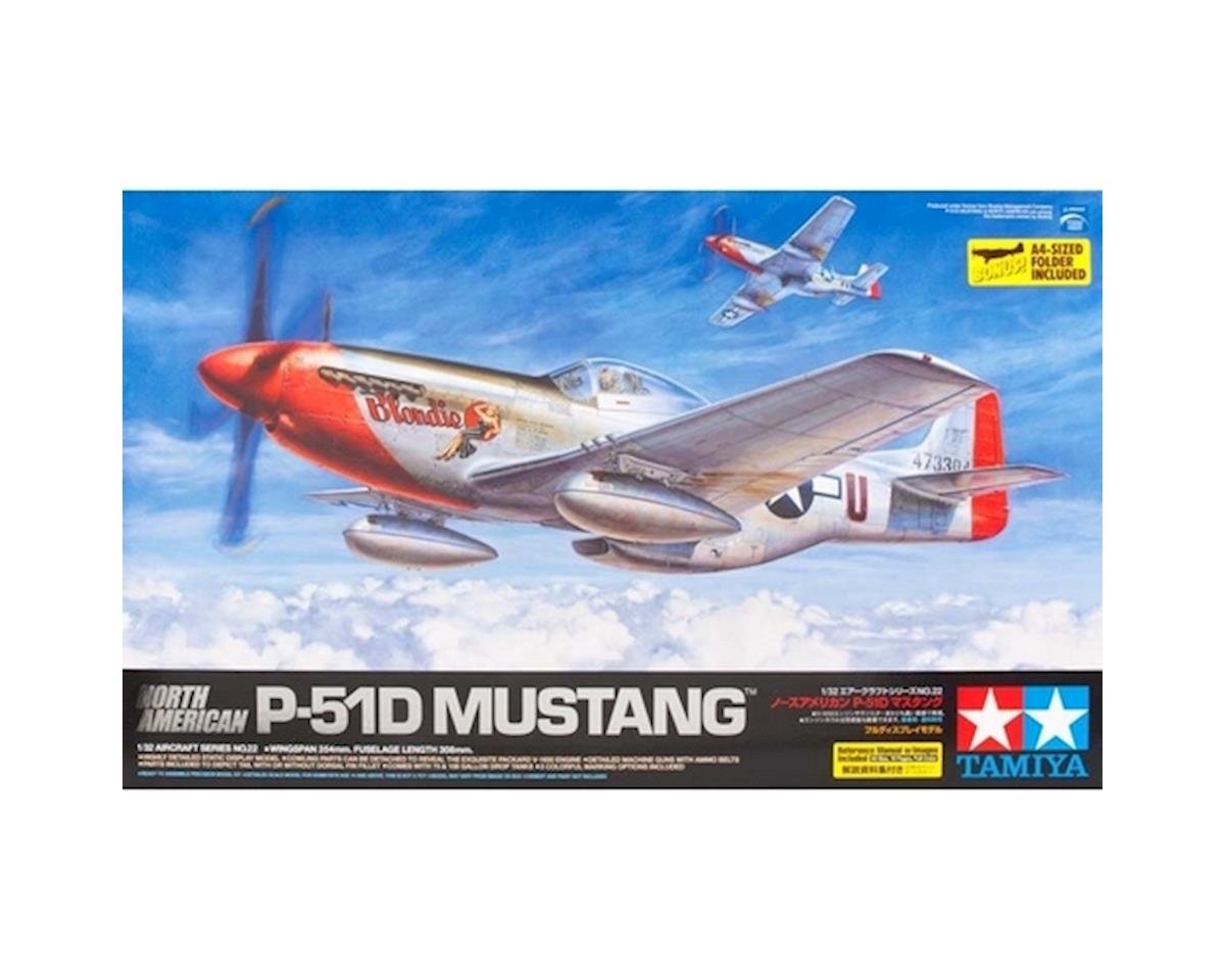 1/32 North American P-51D Mustang Plastic Model Kit (TAM60322)