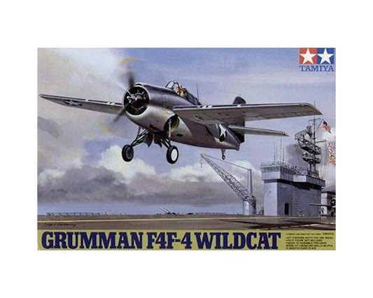 1/48 Grumman F4F-4 Wildcat Plastic Model Kit (TAM61034)