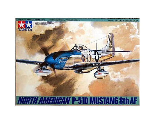 1/48 North American P51D Mustang Plastic Model Kit (TAM61040)