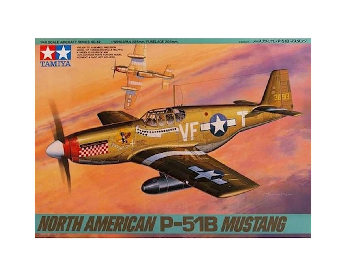 1/48 P-51B Mustang Plastic Model Kit (TAM61042)