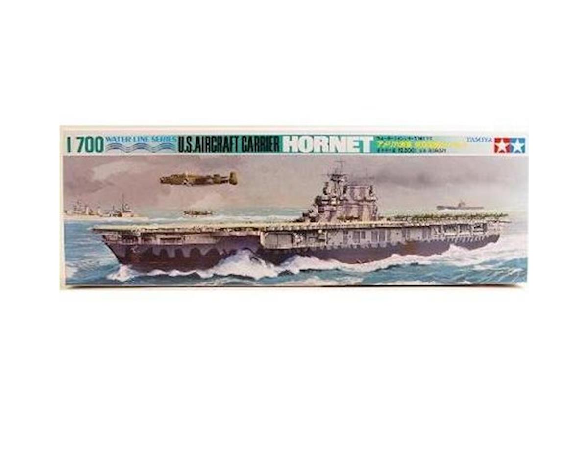 1/700 USS Hornet Aircraft Carrier Plastic Model Kit (TAM77510)