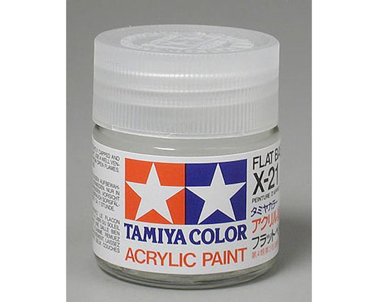 X-21 Flat Base Acrylic Paint 23ml Bottle (TAM81021)