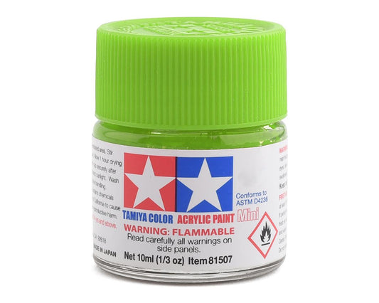 X-15 Gloss Light Green Acrylic Paint 10ml Bottle (TAM81515)