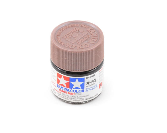 X-33 Gloss Metallic Bronze Acrylic Paint 10ml Bottle (TAM81533)