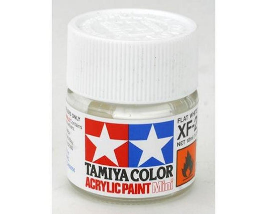 XF-2 Flat White Acrylic Paint 10ml Bottle (TAM81702)