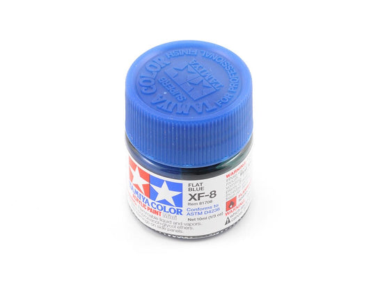 XF-8 Flat Blue Acrylic Paint 10ml Bottle (TAM81708)