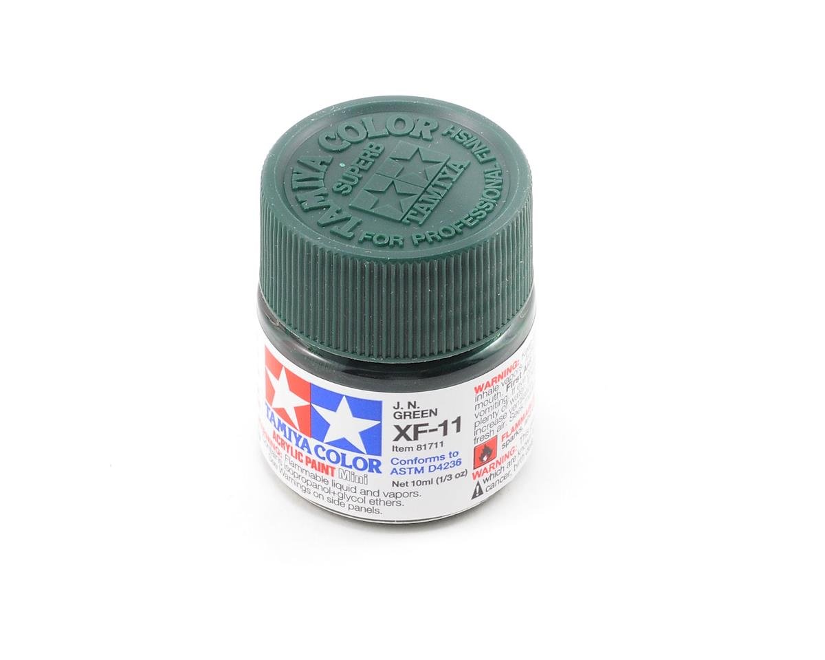 XF-11 Flat IJN Green Acrylic Paint 10ml Bottle (TAM81711)