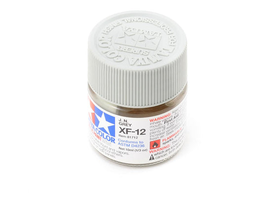 XF-12 Flat IJN Gray Acrylic Paint 10ml Bottle (TAM81712)