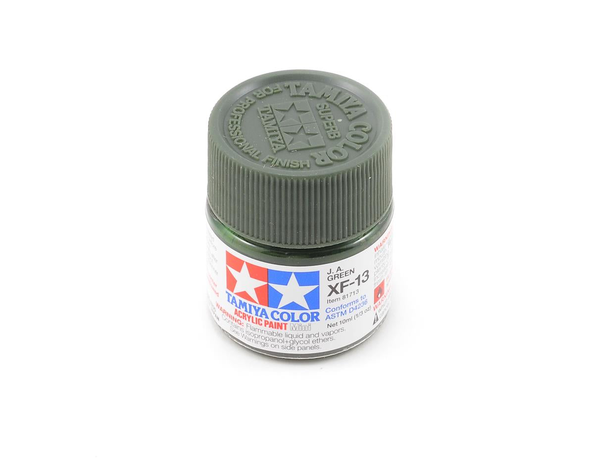 XF-13 Flat IJA Green Acrylic Paint 10ml Bottle (TAM81713)