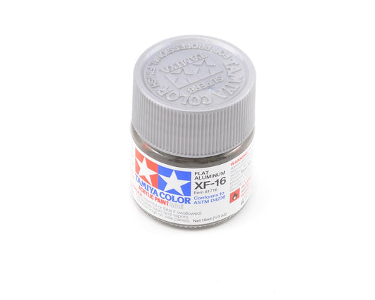 XF-16 Flat Aluminum Acrylic Paint 10ml Bottle (TAM81716)