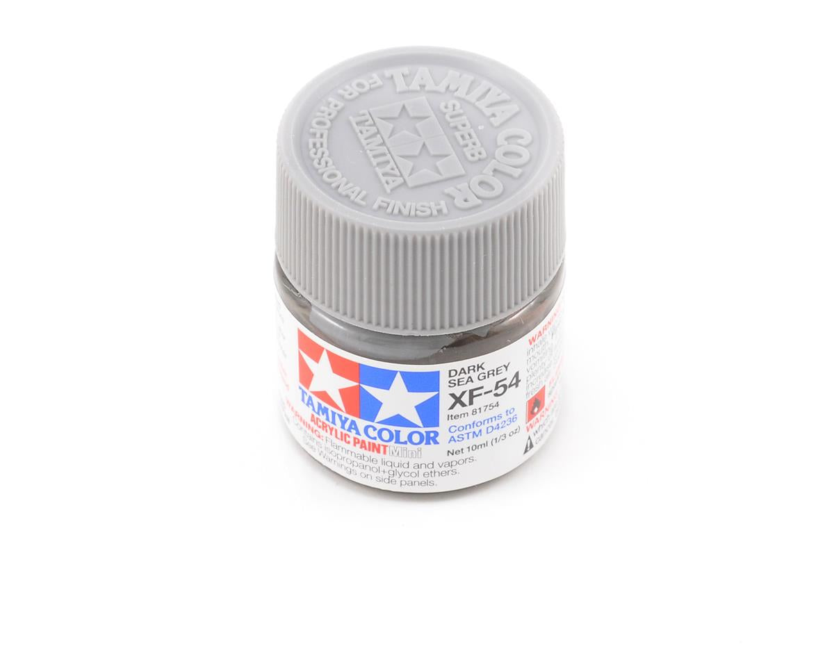 XF-54 Flat Dark Sea Gray Acrylic Paint 10ml Bottle (TAM81754)