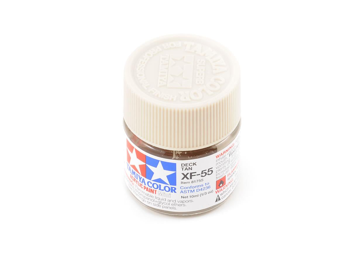 XF-55 Flat Deck Tan Acrylic Paint 10ml Bottle (TAM81755)