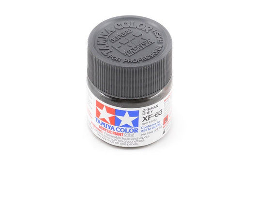 XF-63 Flat German Gray Acrylic Paint 10ml Bottle (TAM81763)