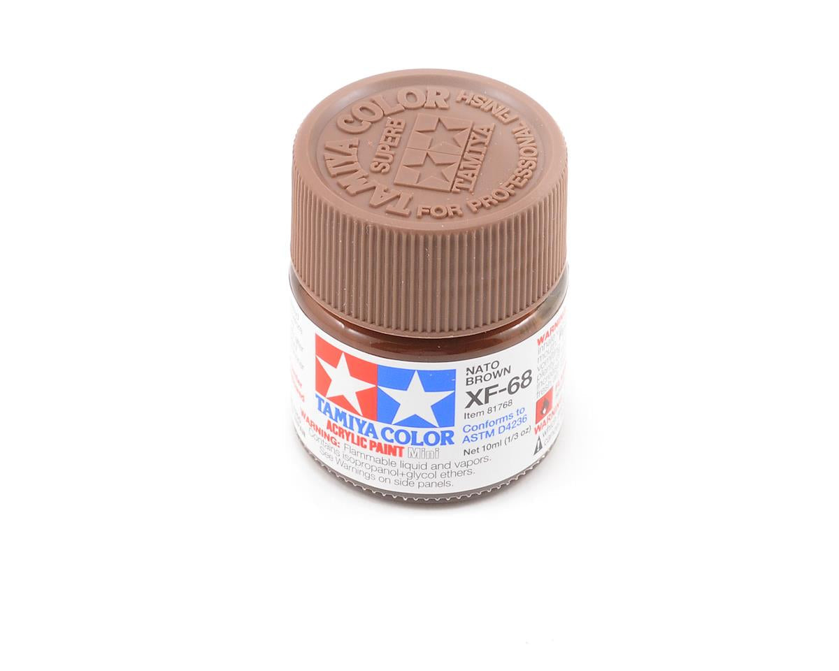 XF-68 Flat Brown Acrylic Paint 10ml Bottle (TAM81768)