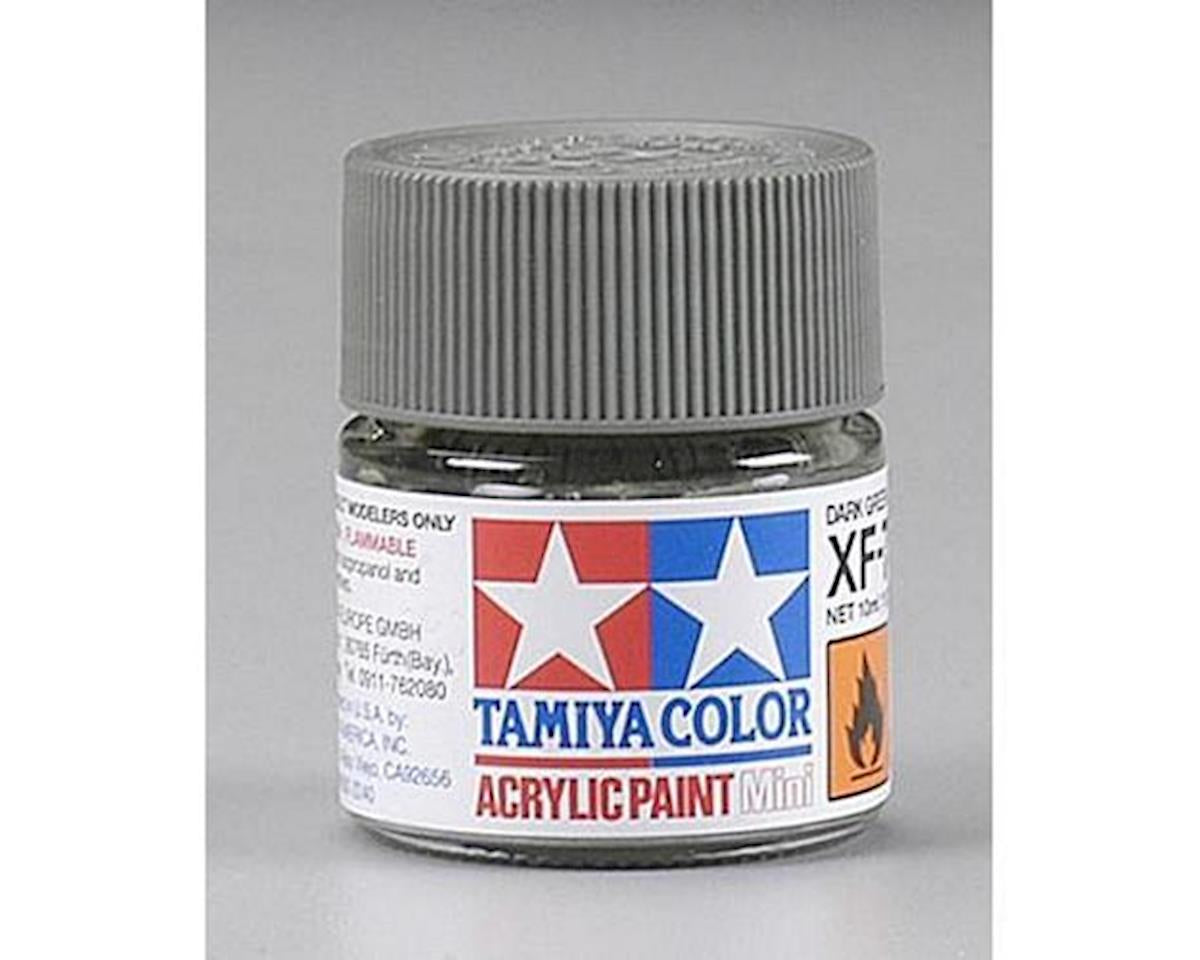 XF-73 Flat Dark Green Acrylic Paint 10ml Bottle (TAM81773)