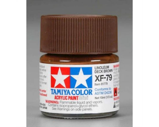 XF-79 Flat Deck Brown Acrylic Paint 10ml Bottle (TAM81779)