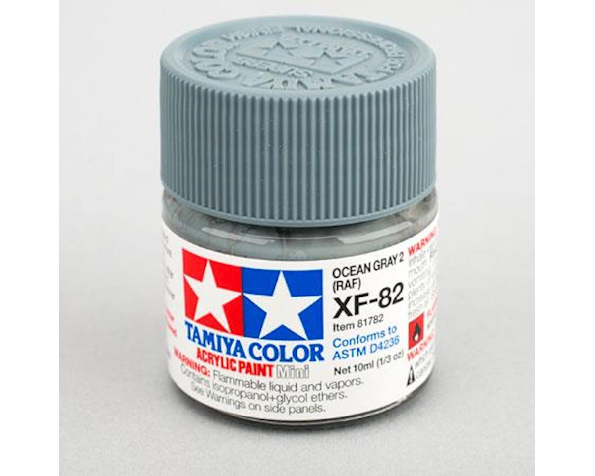 XF-82 Flat Ocean Gray Acrylic Paint 10ml Bottle (TAM81782)