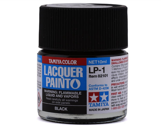 LP-1 Black Lacquer Paint 10ml Bottle (TAM82101)