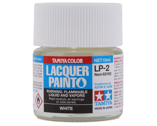 LP-2 White Lacquer Paint 10ml Bottle (TAM82102)